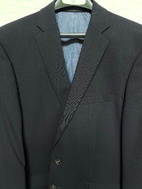 Men’s Calvin Klein "Extreme Slim Fit" Wool Suit Jacket Blue